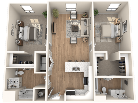C2.7 Floor Plan at Solace at Ballpark Village, Goodyear, Arizona